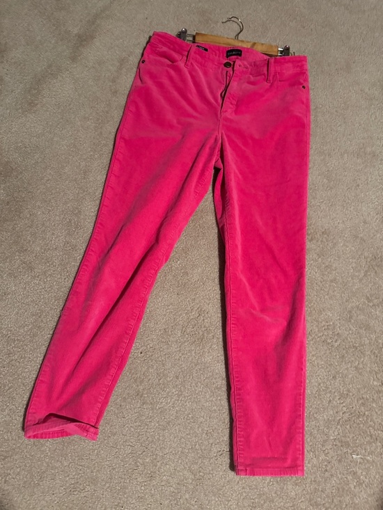 Talbots Denim - Talbots Hot Pink Skinny Corduroy Jeans